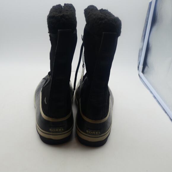 NEW Sorel  Men's 10.5 1964 PAC Nylon WP Winter Snow Boots Caribou Black - Picture 6 of 7